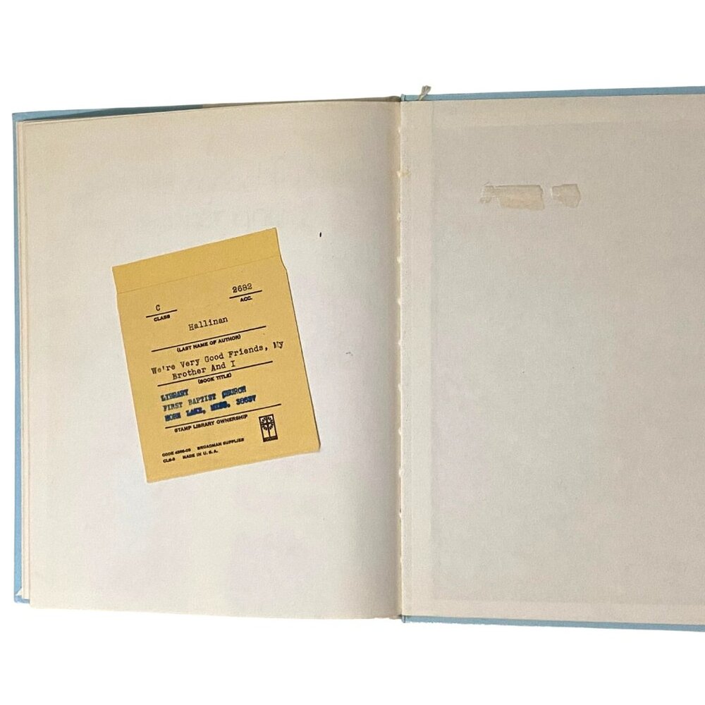 We're‎ Very Good Friends My Brother and I Hardcover P K Hallinan Family Vtg 70s - Picture 6 of 6